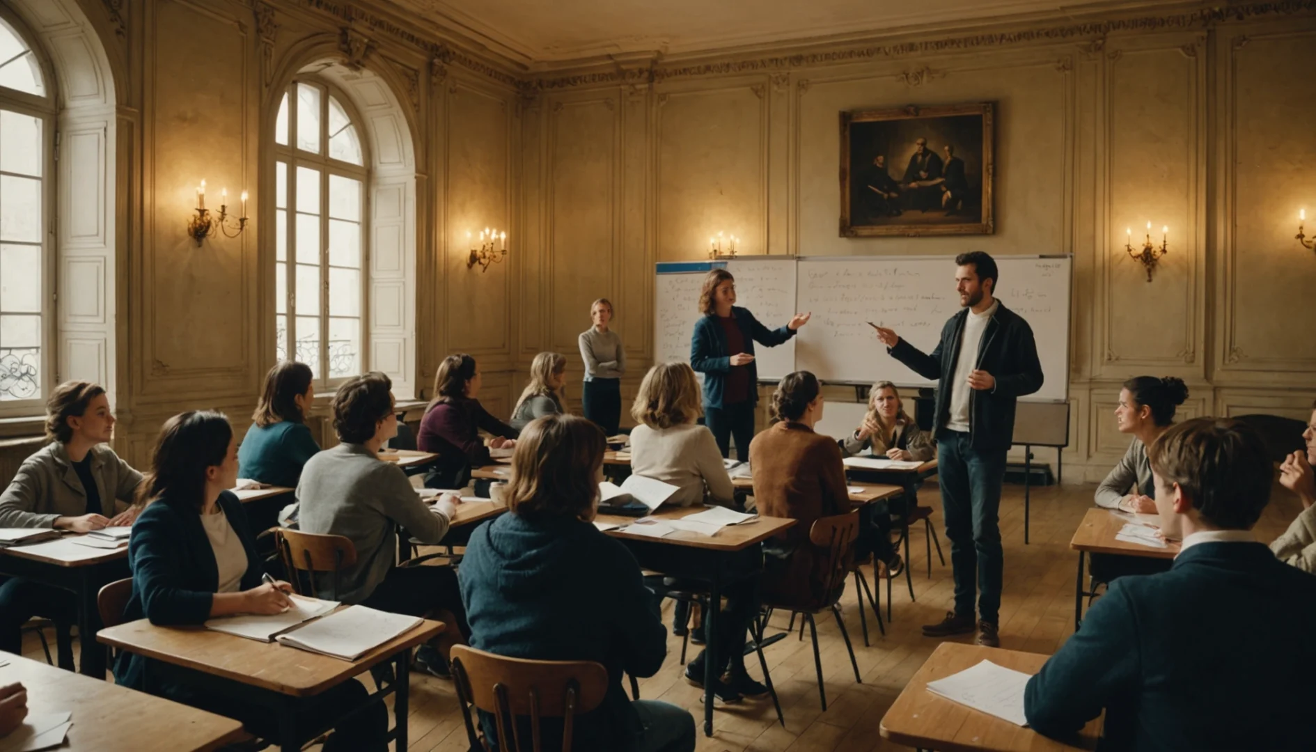 cours du soir français