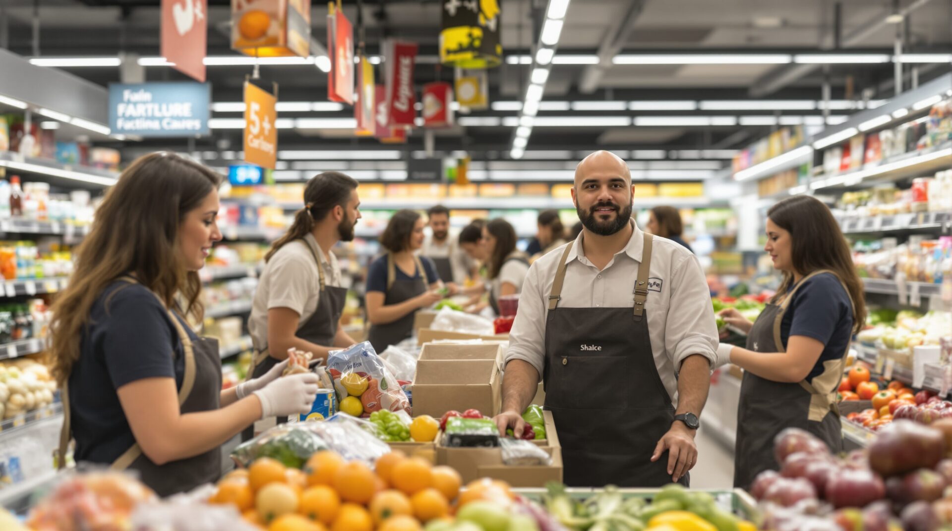 travailler dans un magasin