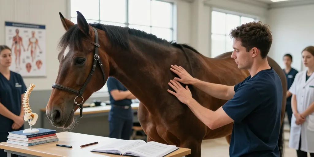 ostéopathe equin etude
