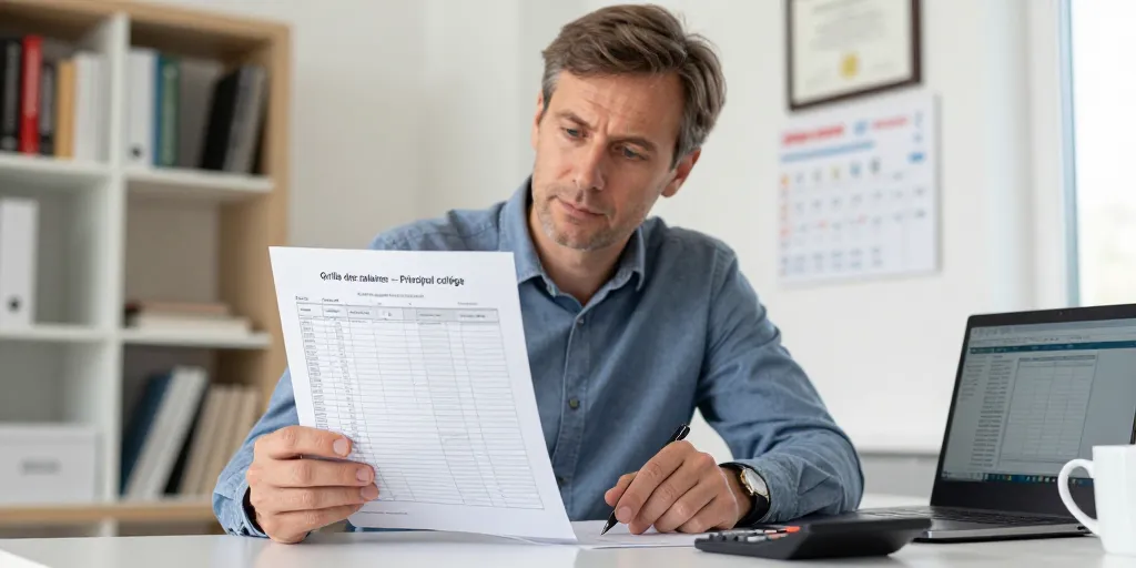 grille salaire principal collège
