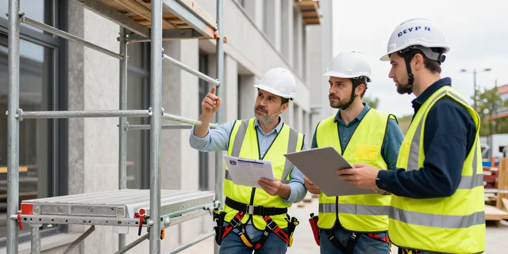 Échafaudages roulants et sécurité : les conseils d’experts de BTP Académie pour éviter les risques