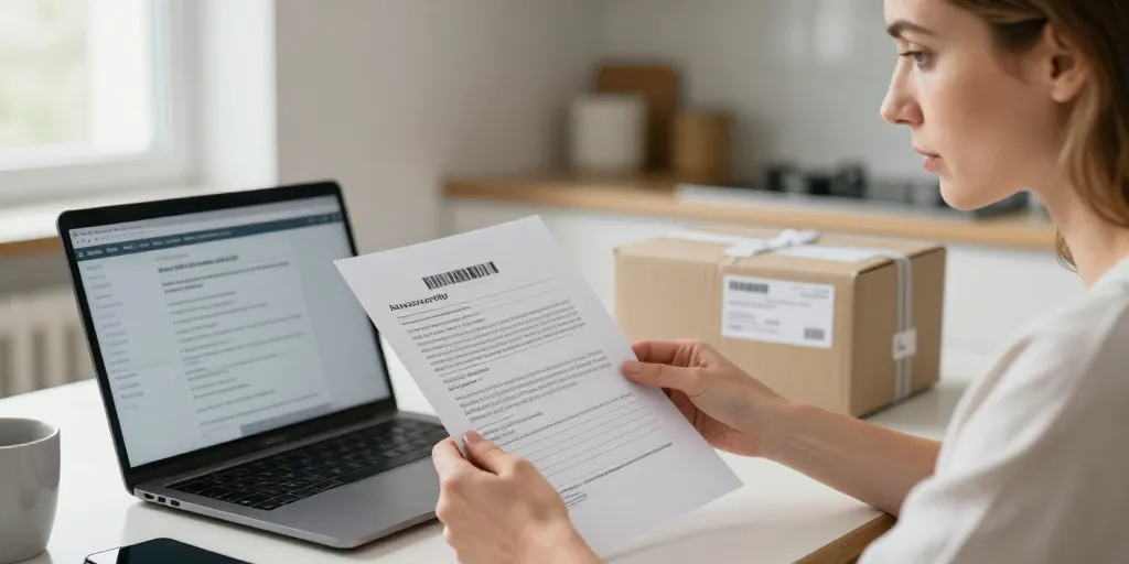 travailler à domicile emballage